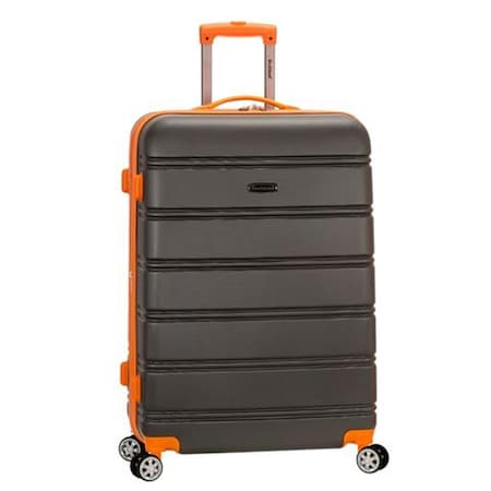 Rockland 28 in. Expandable ABS Dual Wheel Spinner Luggage - Charcoal F1603-CHARCOAL